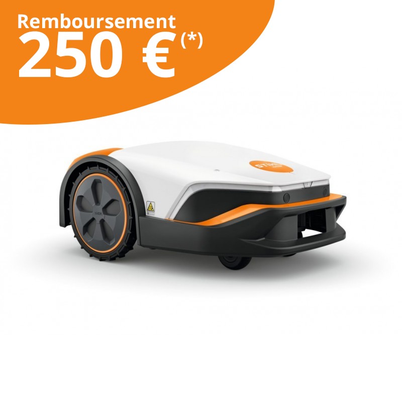 robot tondeuse stihl imow 6 en vente chez Locminé Motoculture avec 250 Euros remboursé